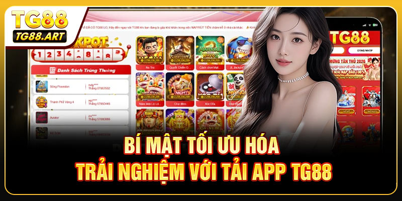 Bí mật tối ưu hóa trải nghiệm với tải app TG88